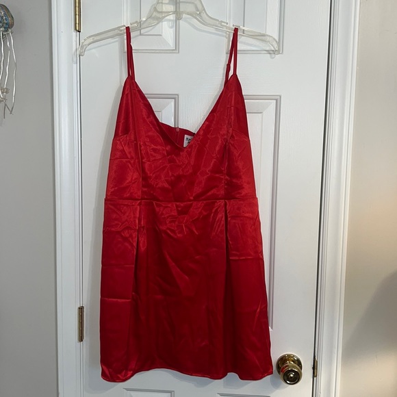 PRINCESS POLLY LINA MINI DRESS RED - Picture 3 of 4